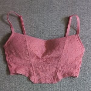 PINK Lace Bralette in Pink